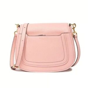 🩷GUC Marc Jacobs Empire City Pebble Leather Adjustable Crossbody Bag, Baby Pink